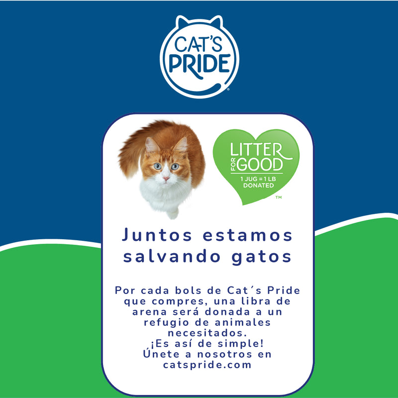 Cat's Pride Arena para gato Perfumada aglutinante con bicarbonato de sodio  4.53kg - Arena para Gato