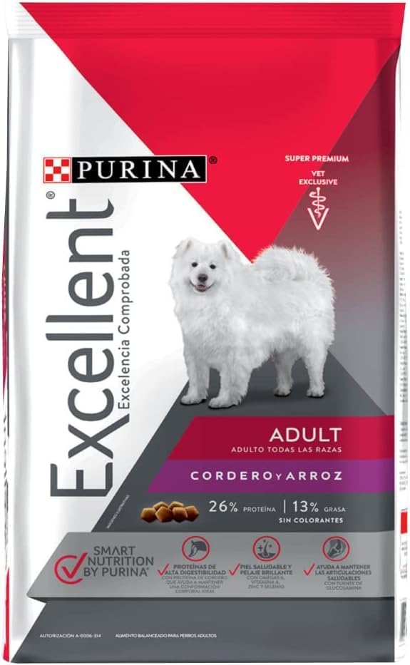 Purina Excellent para Adulto de Cordero 20kg - Alimento para perro