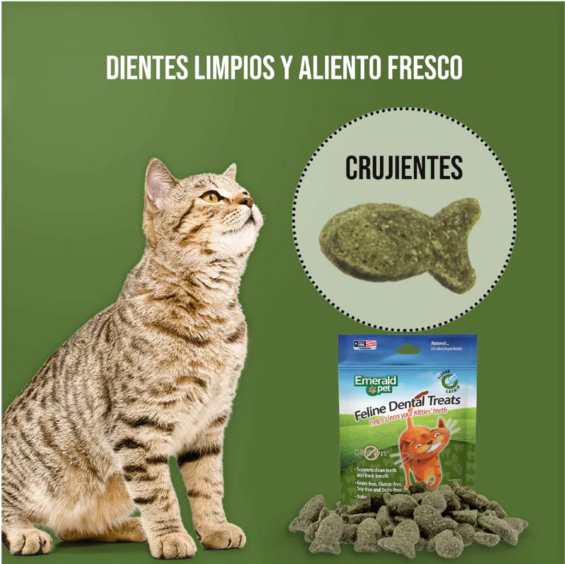 Emerald Pet Dental Treats sabor Catnip 312gr - Premios para Gato