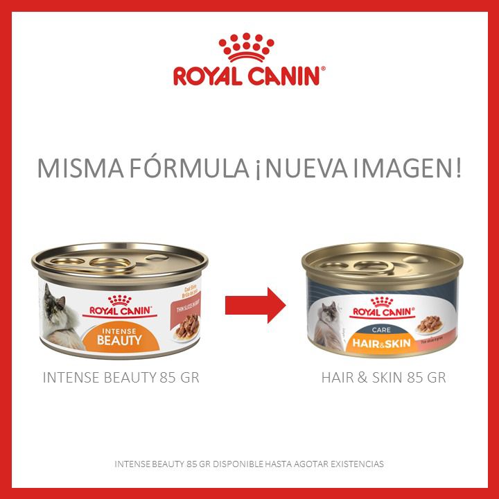 Royal Canin Intense Beauty Thin Slices in Gravy Lata 85 gr - Alimento Húmedo Gato Adulto