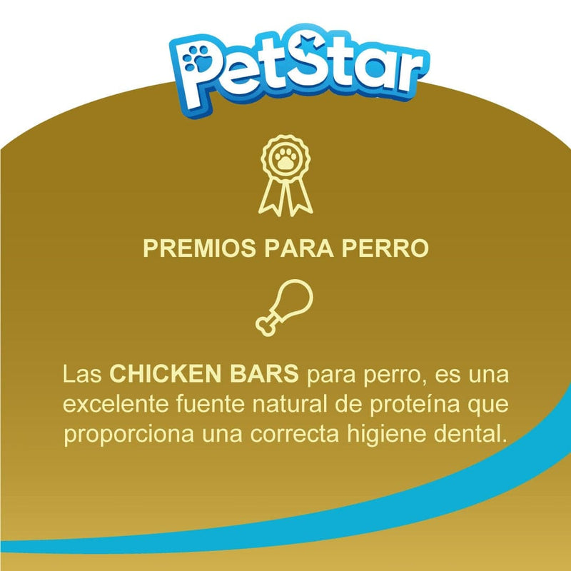 Petstar Premios Chicken Bars True Bites 80gr - Premios Perro