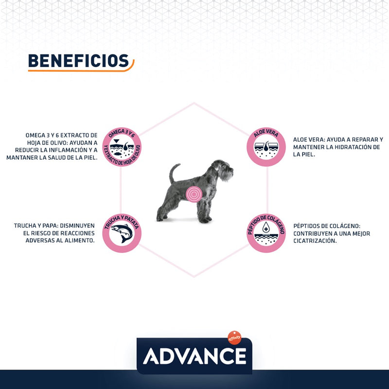 Advance Veterinary Diets Advance Prescripción Atopic Medium / Maxi 3kg - Alimento para perro
