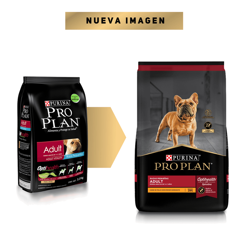 Pro Plan Optihealth Adult Raza Pequeña 3.5 kg - Alimento Seco Perro Adulto