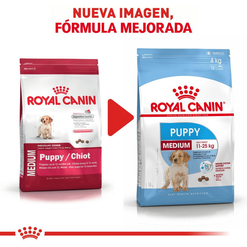 Royal Canin Medium Puppy 13.6 kg - Alimento Perros Cachorros Raza Mediana