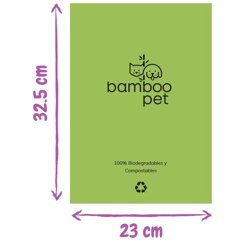 Bamboo Pet 120 Bolsas para Deshechos - Accesorios