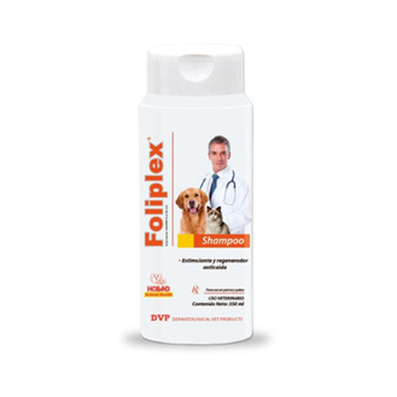 Holland Estimulante de Crecimiento Foliplex Shampoo 350ml - Cuidado Perros y Gatos