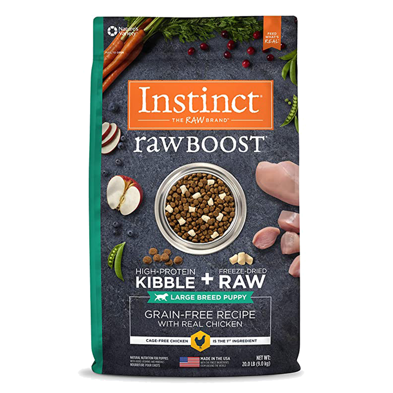 Instinct Raw Boost de Pollo Cachorros Razas Grandes 9kg - Alimento para perro