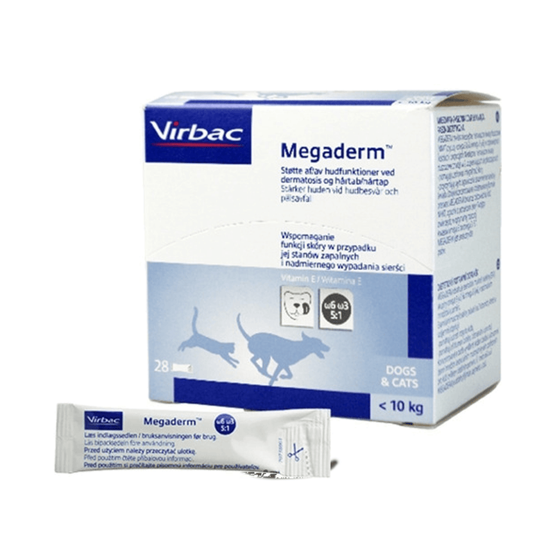 Virbac Megaderm Caja con 20 sobres de 4ml - Vitaminas y Suplementos