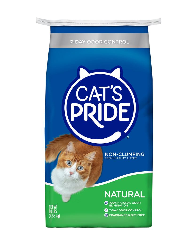Cat's Pride Arena para gato Natural, Libre de fragancia 4.53kg - Arena para Gato