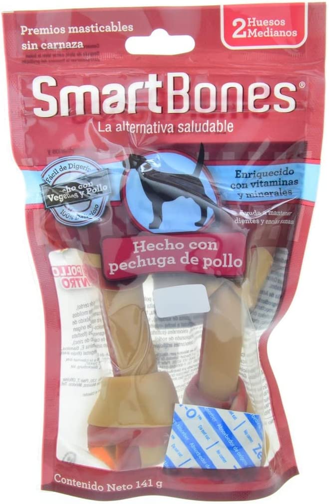 Smartbones Huesos de Pollo Medianos 2 Piezas - Premios Perro