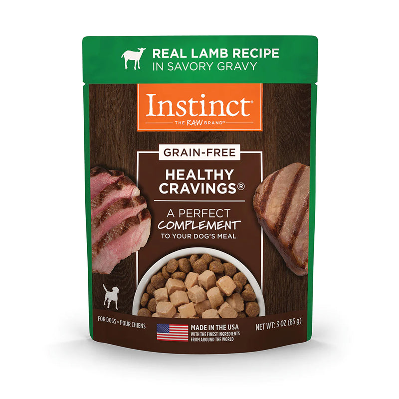 Instinct sobre de Cordero Healthy Cravings - Alimento húmedo para perros [6 unidades de 85gr]