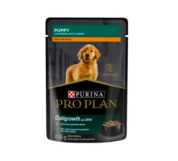 Caja de 24 piezas Pro Plan Pouch Perro Cachorro 85g - Alimento Húmedo Perro Cachorro