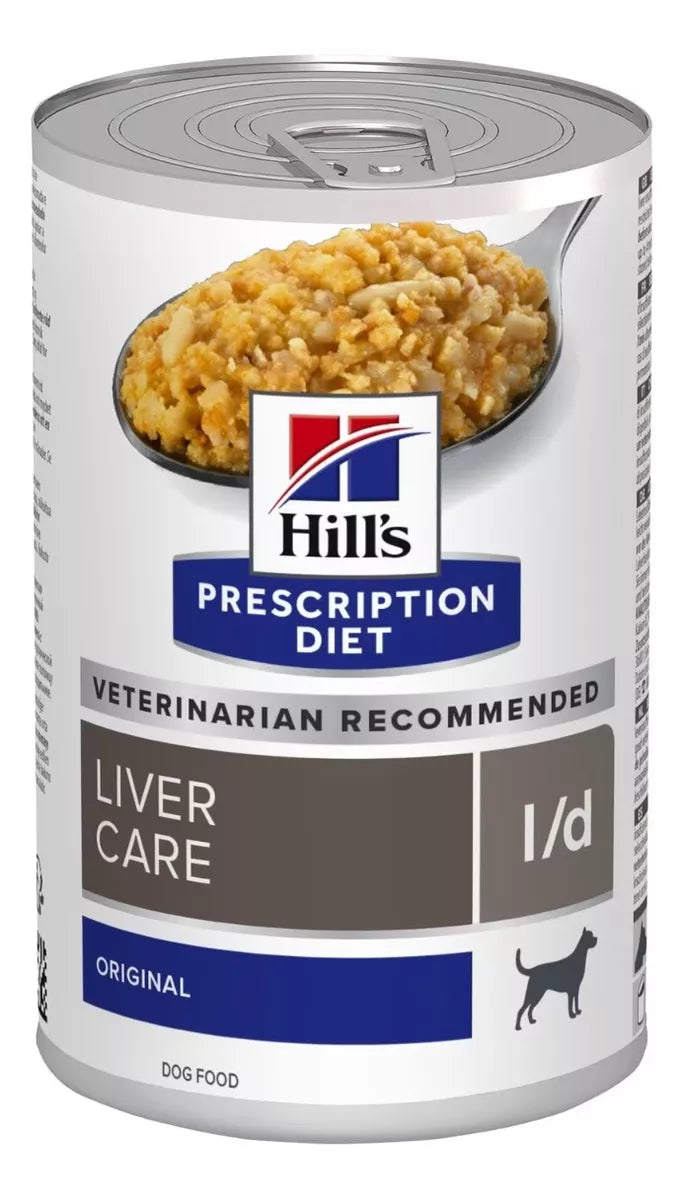 Hill's Prescription Diet l/d Canine Cuidado Hepático Lata 370g - Alimento Húmedo para Perro