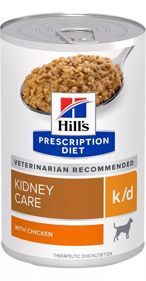 Hill's Prescription Diet k/d Canine Enfermedad Renal/Cardiaca Lata 370g - Alimento Húmedo para Perro