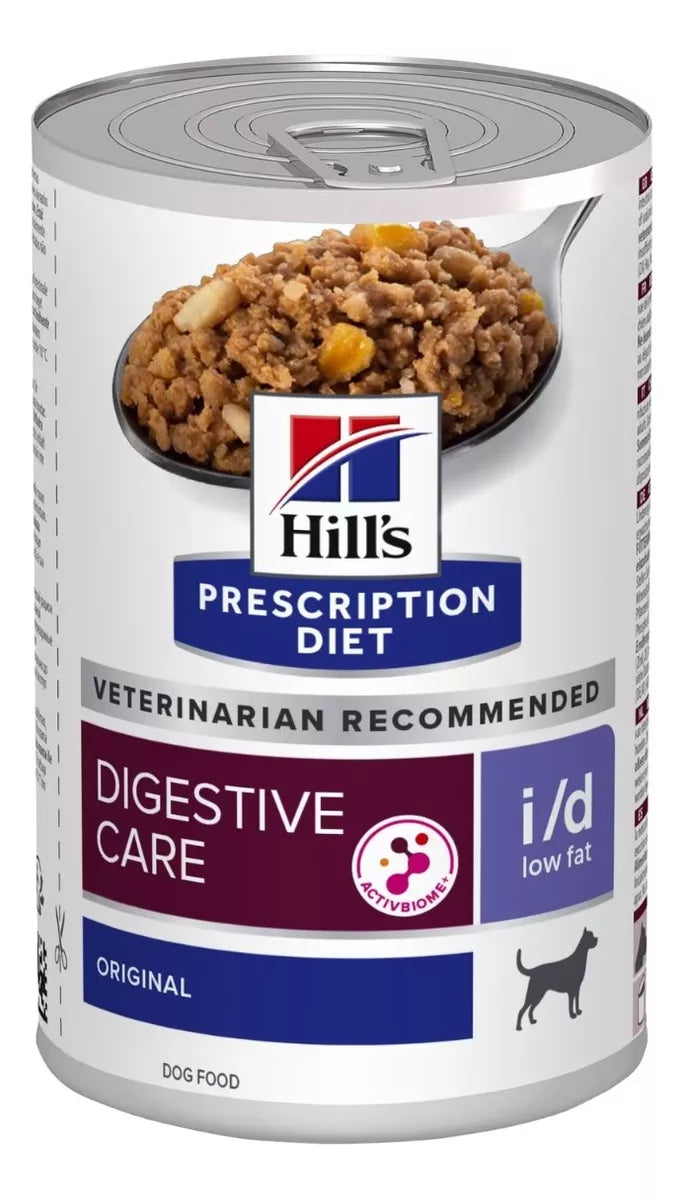 Hill's Prescription Diet i/d Low Fat Canine Enfermedad Gastrointestinal Bajo en Grasas Lata 370g - Alimento Húmedo para Perro