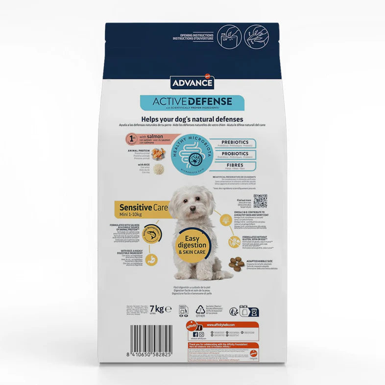 Advance Veterinary Diets Sensitive Care Mini de Salmón 7 kg - Alimento para perro