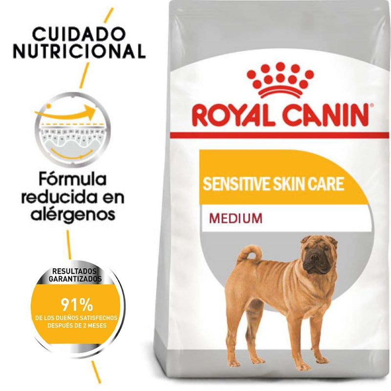 Royal Canin Medium Sensitive Skin 2.3kg - Alimento para perro