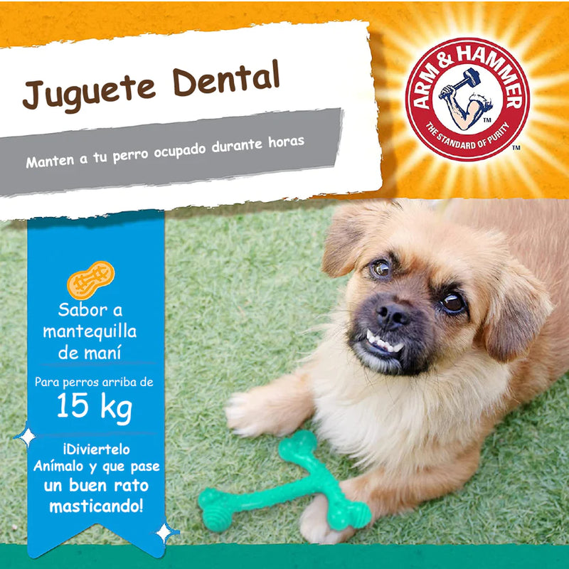 Arm & Hammer Juguete para Perro Dental en forma de T - Juguetes Morder Perro