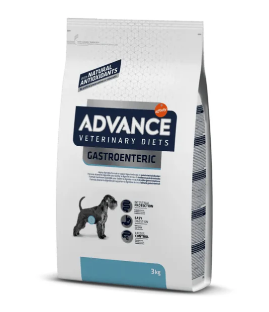 Advance Veterinary Diets Gastroenteric para Perro con Problemas Gastrointestinales 3 kg - Alimento para perro