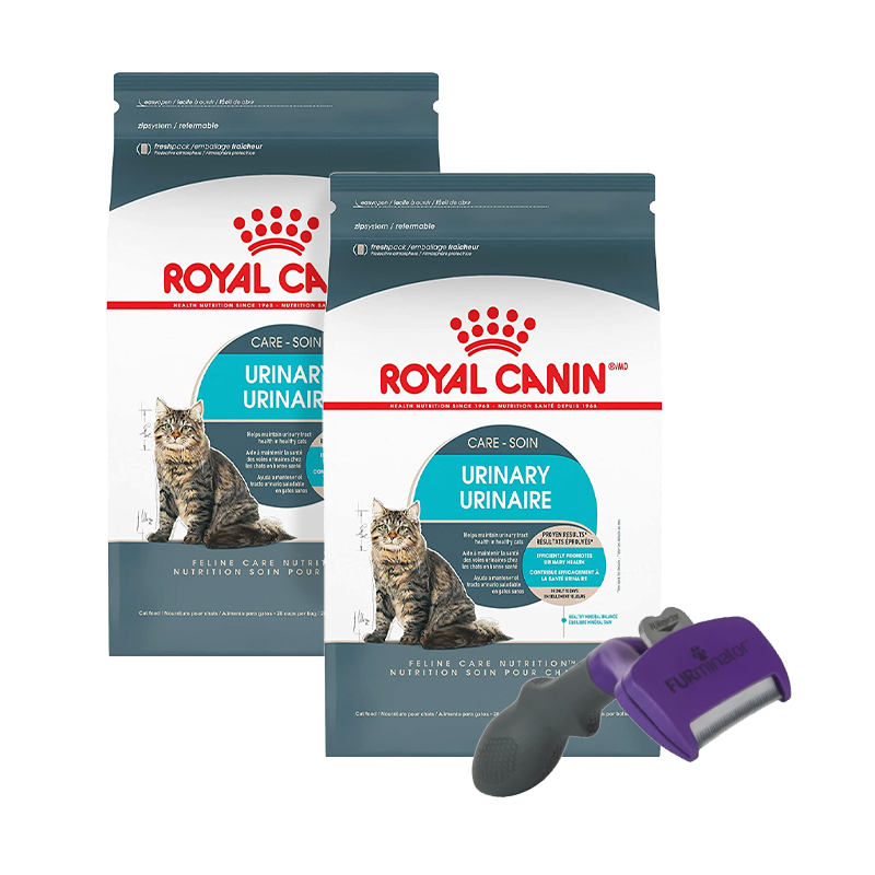 Pack 2 Bultos Royal Canin Urinary Care 6.3 kg + Furminator de regalo