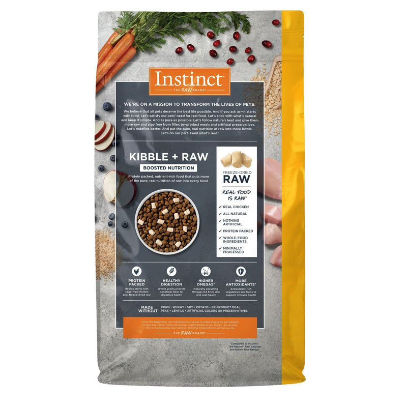 Instinct Raw Boost de Pollo con Granos y Arroz Integral 2.04 kg - Para Perros