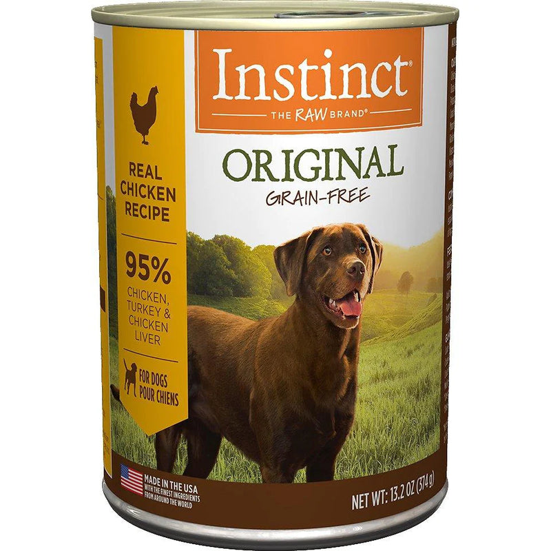 Instinct de Pollo lata - Alimento húmedo para perros [4 unidades de 374 gr]