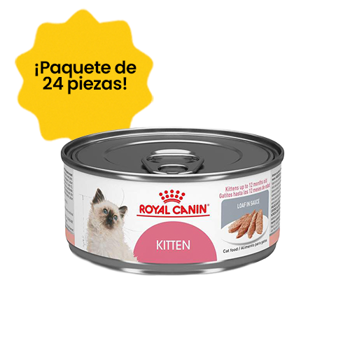 Paquete de 24 Royal Canin Kitten Instinctive Loaf in Sauce Lata 145gr - Alimento Húmedo Gatito