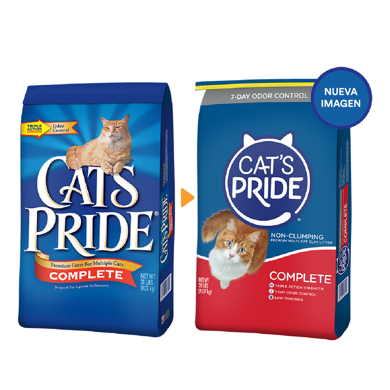 Cat's Pride Arena de arcilla para gatos Triple acción,  múltiples gatos 9kg - Arena para gatos