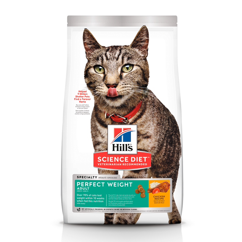 Hill's Science Diet Adult Perfect Weight Alimento Para Gatos Adultos Control de Peso 6.8 kg - Alimento Seco Gato
