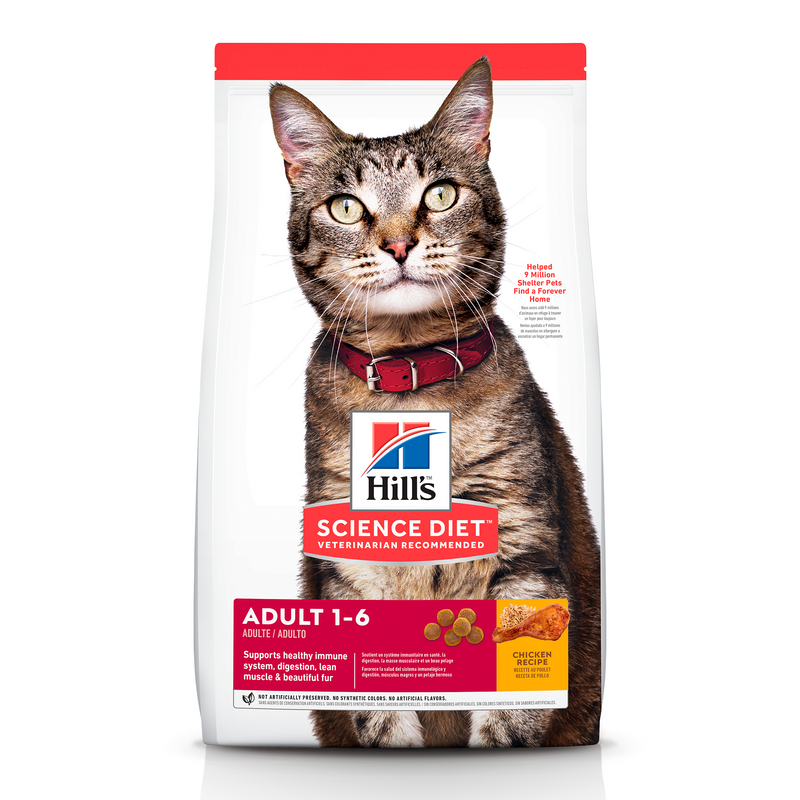 Hill's Science Diet Felino Adult Original 1.8kg Receta Pollo - Alimento Seco Gato Adulto