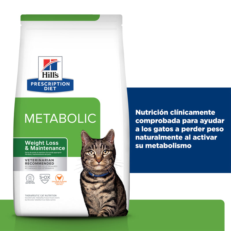 Hill's Prescription Diet Metabolic Feline Pollo Manejo del Peso 3.9kg - Alimento Seco Gato