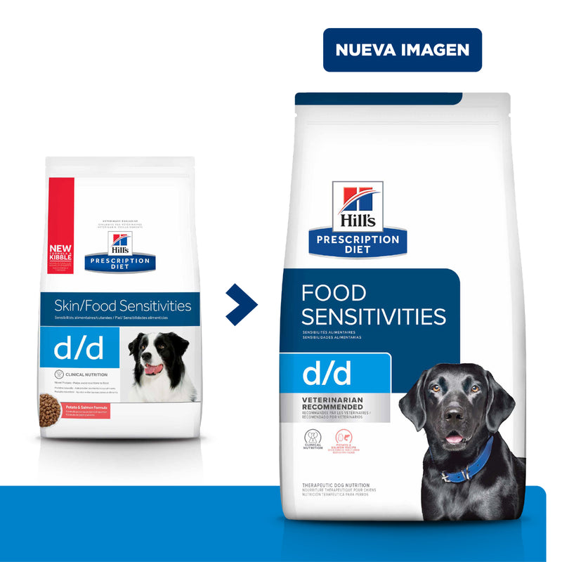 Hill's Prescription Diet d/d Alergias Alimentarias Receta Salmón 3.6kg - Alimento Seco Perro