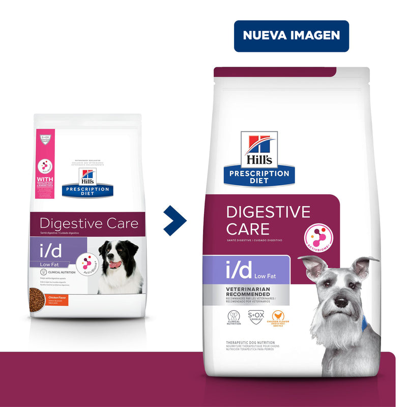 Hill's Prescription Diet i/d Low Fat Canine Enfermedad Gastrointestinal Bajo en Grasas 3.9kg - Alimento Seco Perro