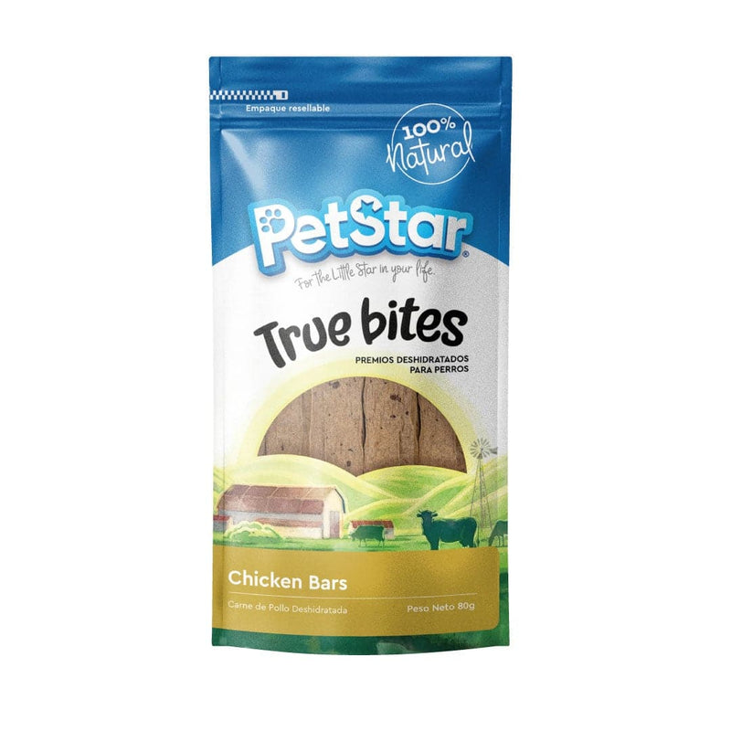 Petstar Premios Chicken Bars True Bites 80gr - Premios Perro