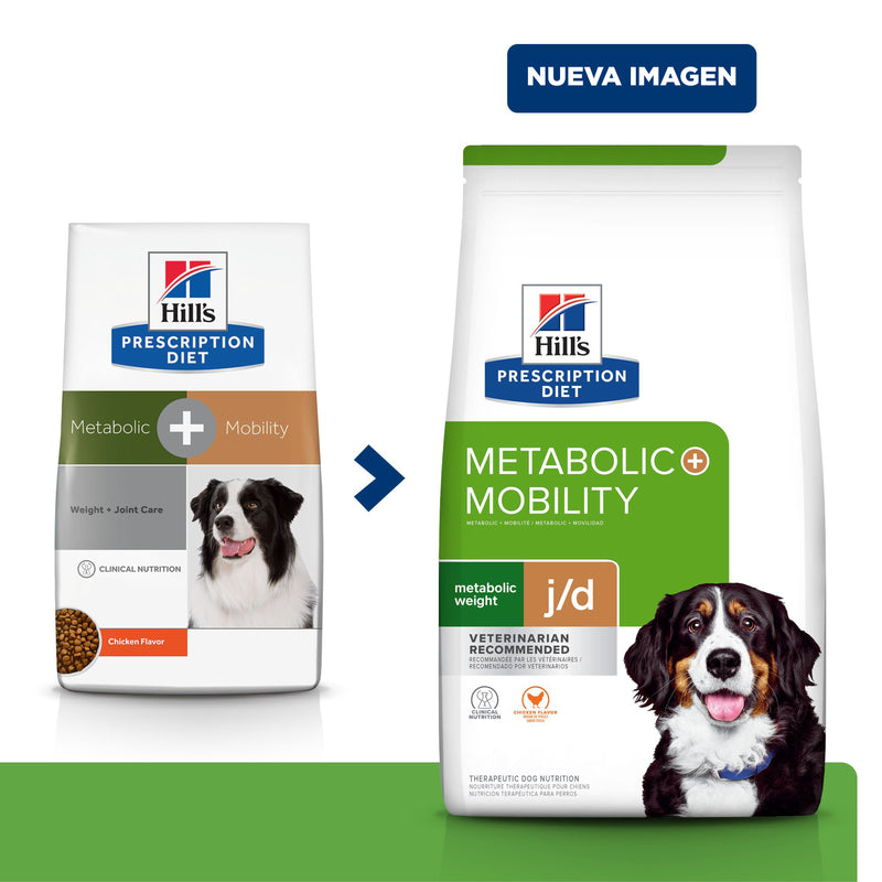 Hill's Prescription Diet Metabolic + Mobility Canine Control de Peso + Articulaciones 3.9kg - Alimento Seco Perro