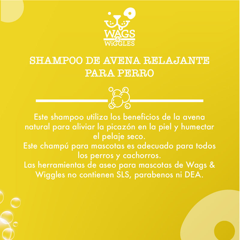 Wags & Wiggles Shampoo De Avena Natural 473 mL - Shampoo y Jabón