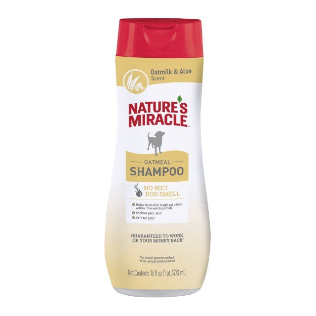 Nature's Miracle Shampoo Aroma Avena y Aloe para Perro 473 ml - Shampoo y Jabón
