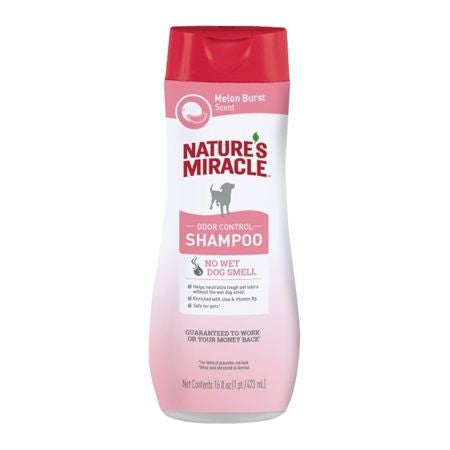 Nature's Miracle Shampoo Aroma Melón para Perro 473 ml - Shampoo y Jabón