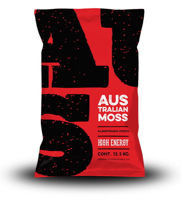 Australian Moss High Energy Super Premium 12.5 kgs - Alimento para perro
