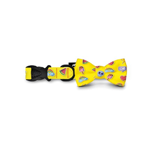 Jack Pet Collar Con Moño Para Perro Chico Color Amarillo - Accesorios
