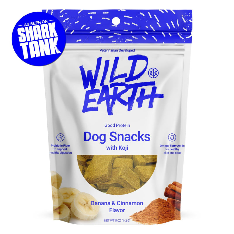 Wild Earth Banana y Canela Treats 142 g - Alimento para perro