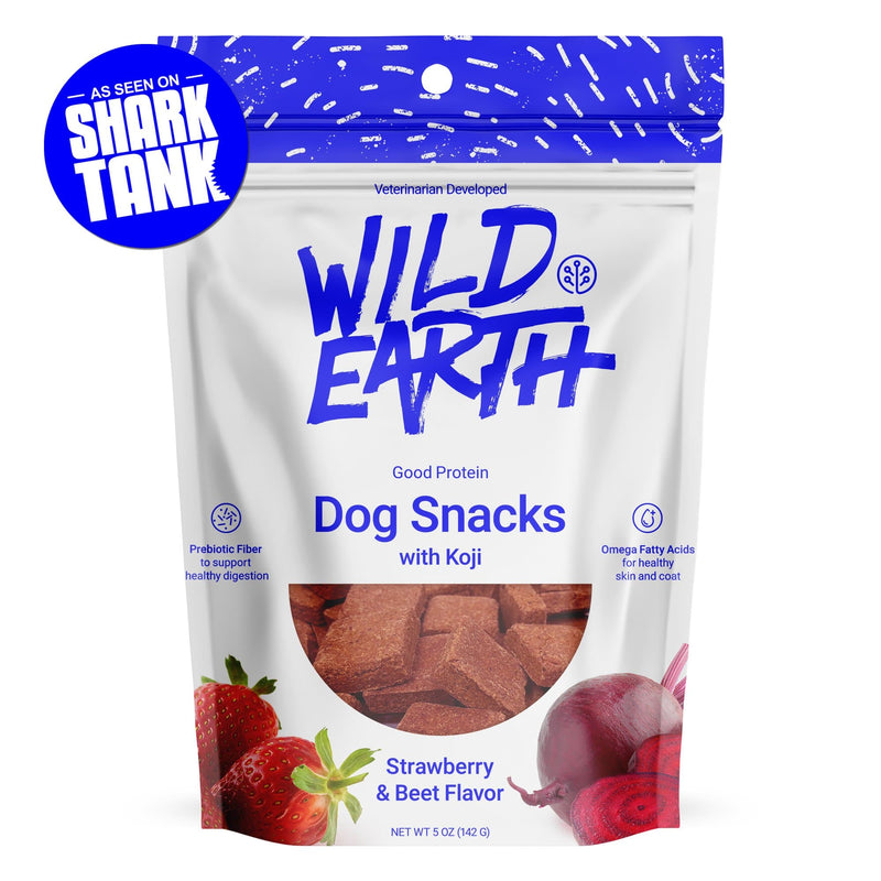 Wild Earth Fresa y Betabel Treats 142 g - Alimento para perro