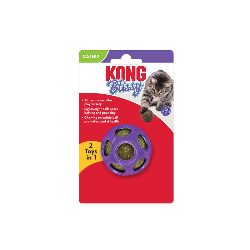 Kong Bola Blissy con Catnip - Accesorios