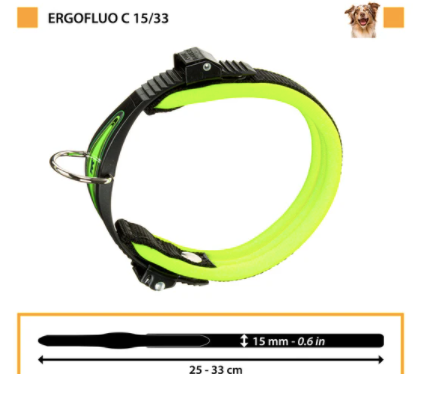 Ferplast Collar Ergofluo C 15/33 para Perro - Accesorios