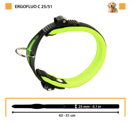Ferplast Collar Ergofluo C 25/51 para Perro - Accesorios