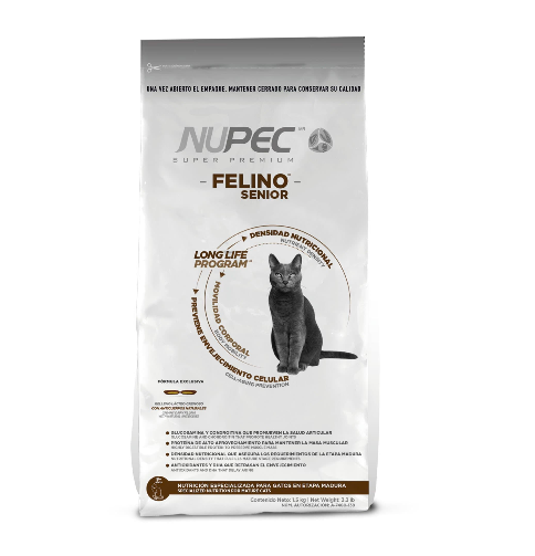 Nupec Felino Senior 1.5kg - Alimento Seco Gato Senior