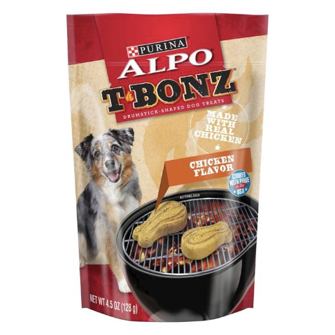 Purina Alpo T-Bonz sabor Pollo 128g - Premios para Perro