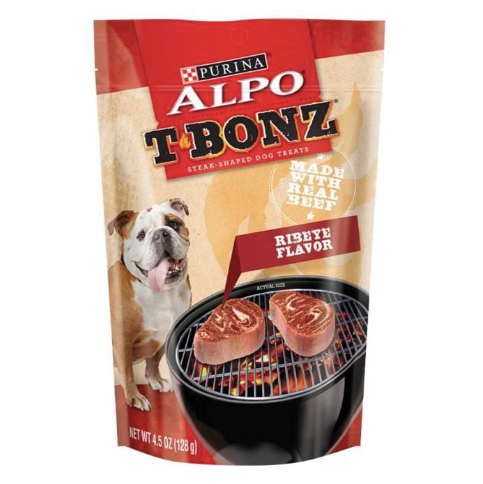 Purina Alpo T-Bonz sabor Ribeye 127g - Premios para Perro