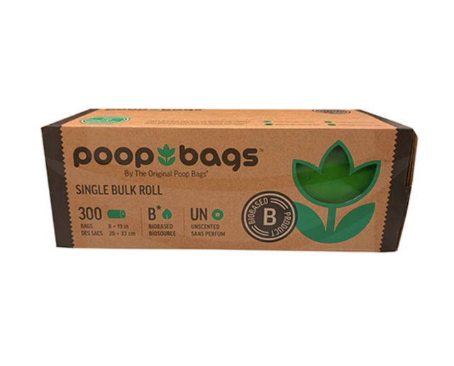 Poop Bags Dispensador con 300 Bolsas Biodegradables para Desechos - Accesorios Perro y Gato