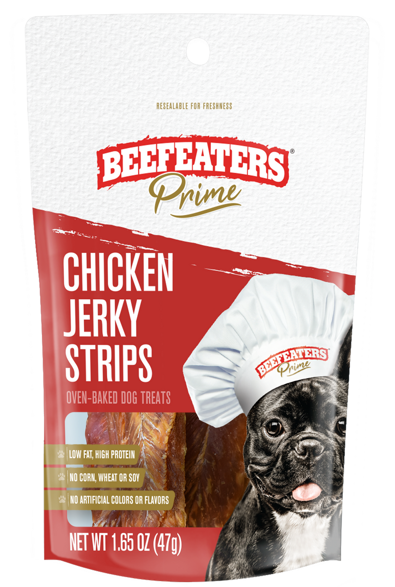 Beefeaters Premio Chicken Jerky Strips 47g. - Premios para Perro
